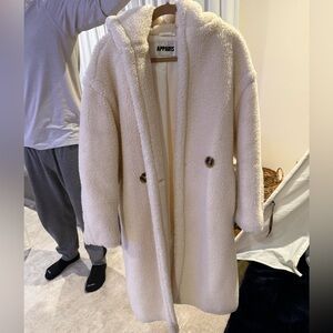 Apparis Women's Teddy Jacket in Ivory